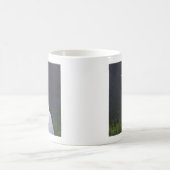 Weißer Reiher Kaffeetasse (Mittel)