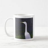 Weißer Reiher Kaffeetasse (Links)