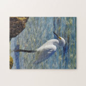 Weißer Reiher Puzzle (Horizontal)