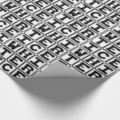 Weißer Reis, Getreideart Geschenkpapier (Ecke)
