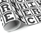 Weißer Reis, Getreideart Geschenkpapier (Rolleneckpunkt)