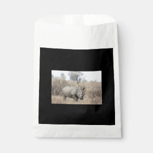Weißer Rhino Geschenktütchen