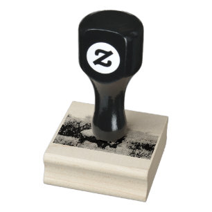 Weißer Rhino Gummistempel
