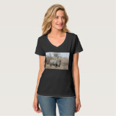 Weißer Rhino T-Shirt (Vorderseite Vollansicht)