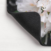 Weißer Rhododendron Mousepad (Ecke)