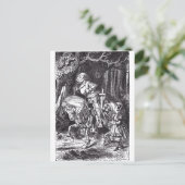 Weißer Ritter Postkarte (Stehend Vorderseite)
