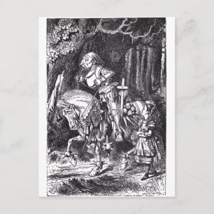 Weißer Ritter Postkarte