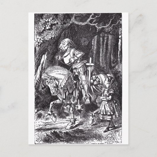 Weißer Ritter Postkarte (Vorderseite)