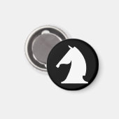 Weißer Ritter (Sie brauchen 2) Magnet (Vorderseite/Rückseite)