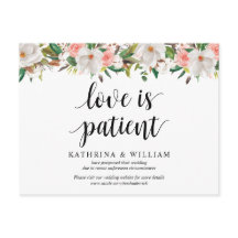 Weißer Rock Florals, Liebe ist geduldig, verzögert