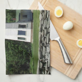 Weißer Rock Küchentuch (Viertel Falte)