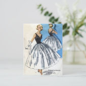 Weißer Rock Postkarte (Stehend Vorderseite)