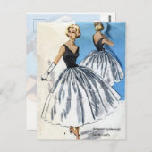 Weißer Rock Postkarte (Vorne/Hinten)