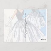 Weißer Rock Postkarte (Rückseite)