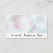 *~* weißer rosa blauer holistischer visitenkarte (Vorderseite)