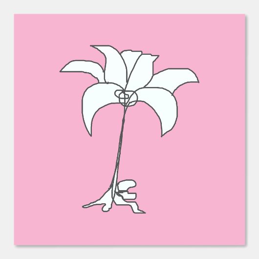 Weißer Rosa Tapete (Vorderseite)