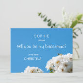 Weißer Rosenblütenbaum Einladung (Stehend Vorderseite)