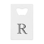 Weißer, rostfreier Flaschenöffner (Vorderseite)