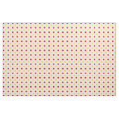 Weißer Rot Gelber Punkte-Design  Stoff (Yard (91,4 cm))
