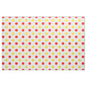 Weißer Rot Gelber Punkte-Design  Stoff (Fat Quarter (45,7 x 55,9 cm))