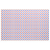 Weißer Roter Blauer Tupfen-Design  Stoff (Yard (91,4 cm))