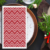 Weißer Roter Winter Serviette