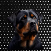 WEIßER Rottweiler-Putter Golf Headcover