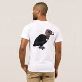 Weißer-rumped Geier T-Shirt (Schwarz voll)