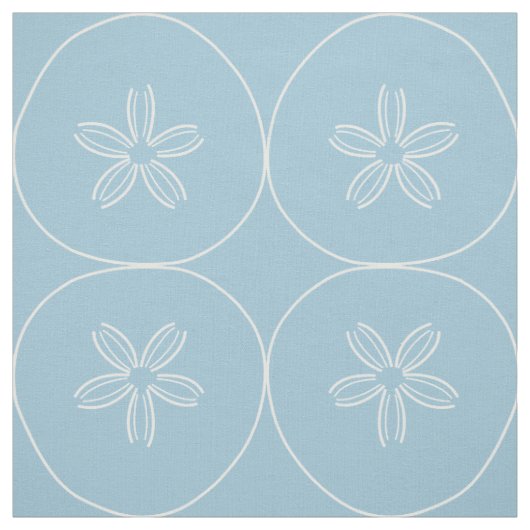Weißer Sand-Dollar auf IRGENDEINER Stoff (Muster)