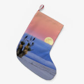 WEISSER SAND KLEINER WEIHNACHTSSTRUMPF (Vorderansicht (hängend))