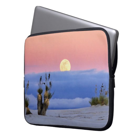 WEISSER SAND LAPTOPSCHUTZHÜLLE (Vorderseite Links)