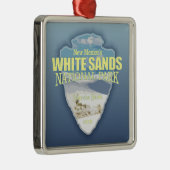 Weißer Sand NP (Pfeilspitzen) Ornament Aus Metall (Rechts)