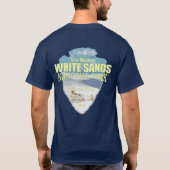 Weißer Sand NP (Pfeilspitzen) T-Shirt (Rückseite)