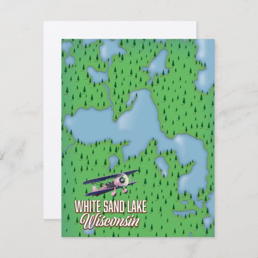 Weißer Sandsee Wisconsin (Vorne/Hinten)