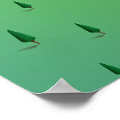 Weißer Sandsee Wisconsin Poster (Ecke)