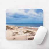 Weißer Sandstrand an der Ostsee in Lettland Mousepad (Mit Mouse)