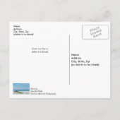 Weißer Sandstrand Florida Küste bald wieder gut Postkarte (Rückseite)