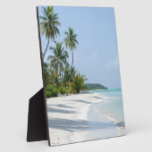 Weißer Sandstrand Fotoplatte (Seite)