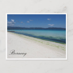 weißer Sandstrand Postkarte