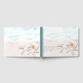 Weißer Sandstrand Starfish Tropischer Ozean Gästebuch (Voll)