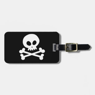 Weißer Schädel Gepäckanhänger