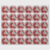 Weißer Schäferhund Geschenkpapier (Flach)