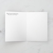 Weißer Schäferhund-Hund Karte (Innenseite)