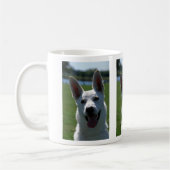 Weißer Schäferhund Kaffeetasse (Links)