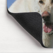 Weißer Schäferhund Mousepad (Ecke)