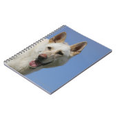 Weißer Schäferhund Notizblock (Linke Seite)