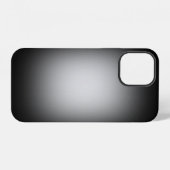 Weißer Scheinwerfer auf schwarzer Case-Mate iPhone Hülle (Rückseite (Horizontal))