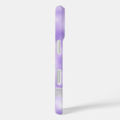 weißer Scherbogen auf lila Frost Case-Mate iPhone Hülle (Rückseite / Rechts)