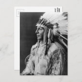 Weißer Schild Postkarte (Vorne/Hinten)