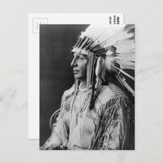 Weißer Schild Postkarte (Vorne/Hinten)